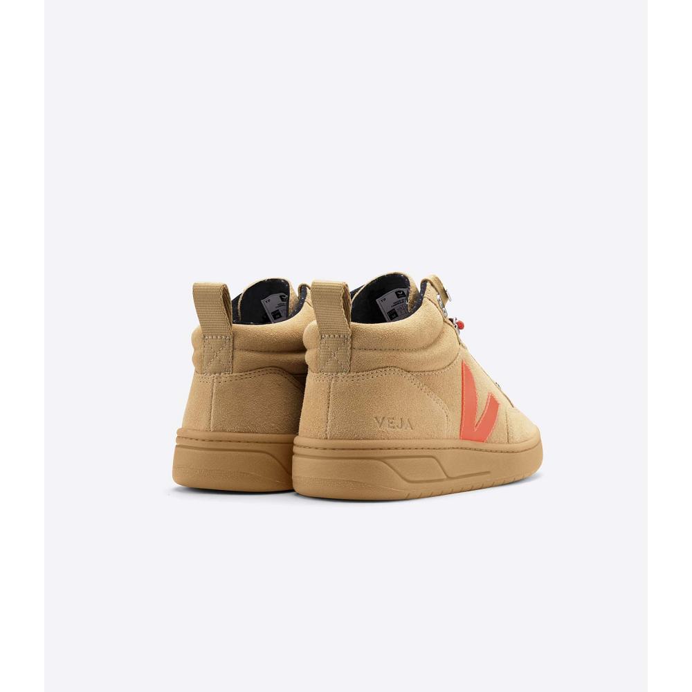 Orange Women's Veja RORAIMA SUEDE High Tops | AU 362GSO